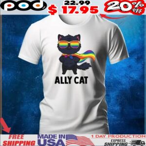 Ally Cat Pride LGBTQ Shirt