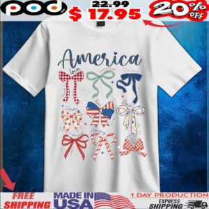 America Coquette USA 4th of July God Say You Are Independence Day Shirt