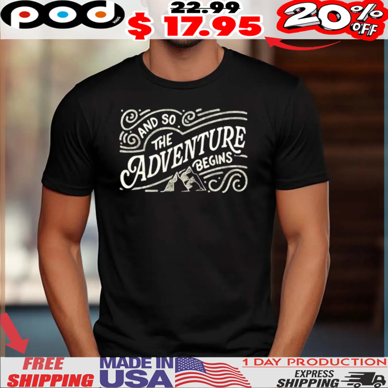 And so The Adventure begins vintage shirt
