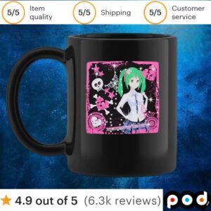 Anime Girl Bling T Shirt