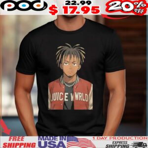 Anime Juice WRLD tribute portrait shirt