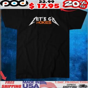 Virginia Tech Football Let's Go Hokies T Shirt