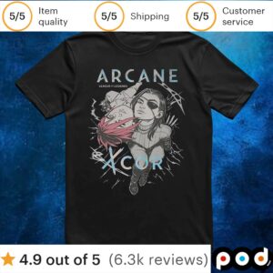 Arcane League Of Legends Excor Hexcore Nights T Shirt