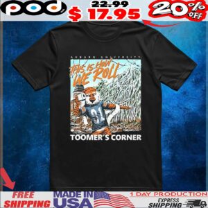 Auburn Tigers this is how we roll toomer’s corner mascot t shirt