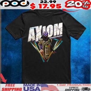 Axiom A-Kid WWE triangle t shirt