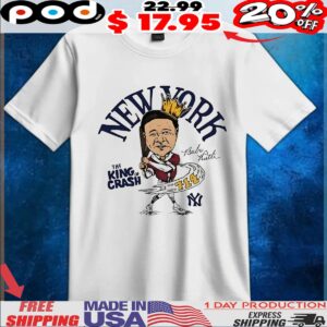 Babe Ruth New York Yankees MLB baseball player caricature t shirt