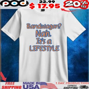 Bandwagon or Lifestyle NY Knicks 2025 PlayOffs NBA T Shirt