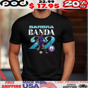 Barbra Banda Orlando Pride cracked number shirt