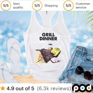 Beefsteak grill dinner t shirt