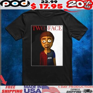 Benji Coleman two face t shirt