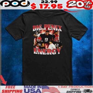 Big Penix Energy Michael Penix Jr Atlanta Falcons Vintage Bootleg Style T Shirt