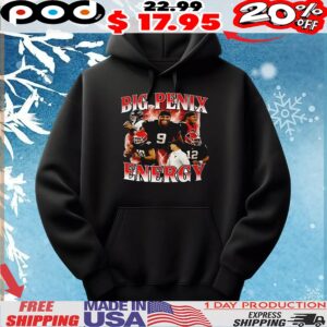 Big Penix Energy Michael Penix Jr Atlanta Falcons Vintage Bootleg Style T Shirt