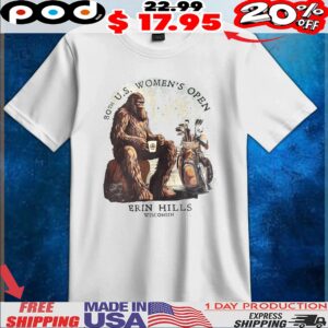 Bigfoot 80th Us Women's Open Erin Hills Wisconsin T Shirt