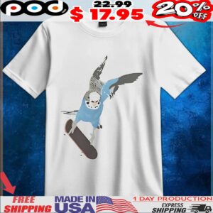 Bird skateboard funny T Shirt