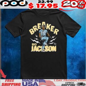 Bo Jackson Kansas City Royals MLB baseball player graphic t shirt