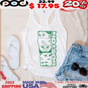 Boston Celtics Five Faces Shirt