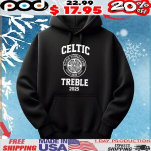Boston Celtics Treble 2025 t shirt