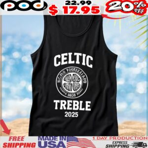 Boston Celtics Treble 2025 t shirt