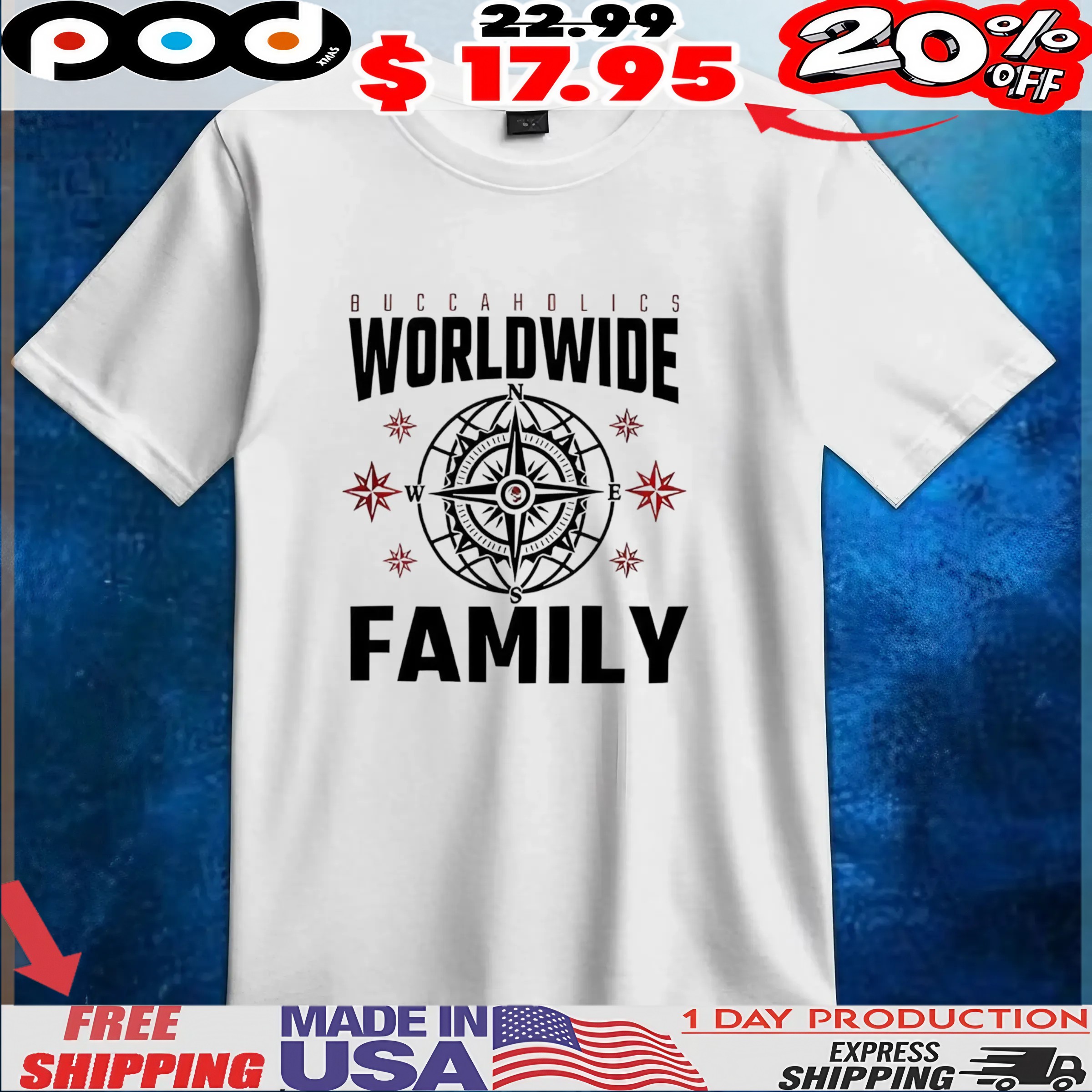Buccaholics Worldwide family t shirt Buccaholics Worldwide family t shirt