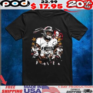 Bucky Irving Tampa Bay Buccaneers NFL football player collage shirt