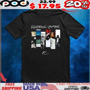 Camisa Kendrick Lamar Grand National Tour 2025 signature shirt