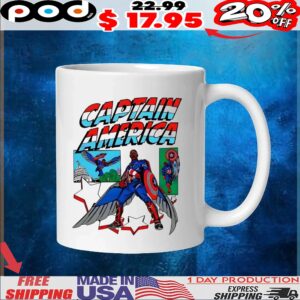 Captain America Sam Wilson Marvel comic t shirt