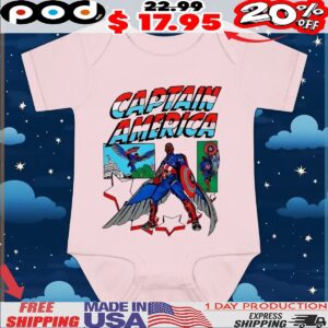 Captain America Sam Wilson Marvel comic t shirt