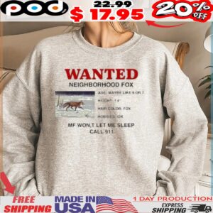 Charli Xcx Wanted Neighborhood Fox Mf Won't Let Me Sleep Call 911 Shirt