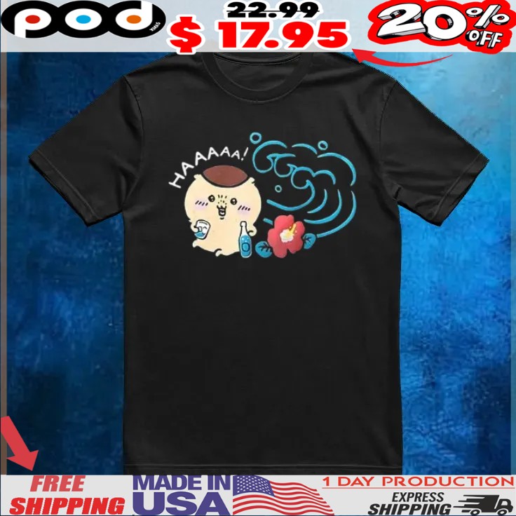 Chiikawa Kurimanju haaaa t shirt Chiikawa Kurimanju haaaa t shirt