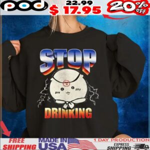 Chiikawa Kurimanju stop drinking t shirt