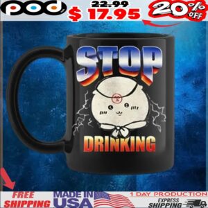 Chiikawa Kurimanju stop drinking t shirt