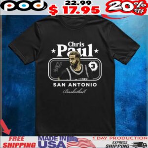 Chris Paul San Antonio Spurs basketball shirt