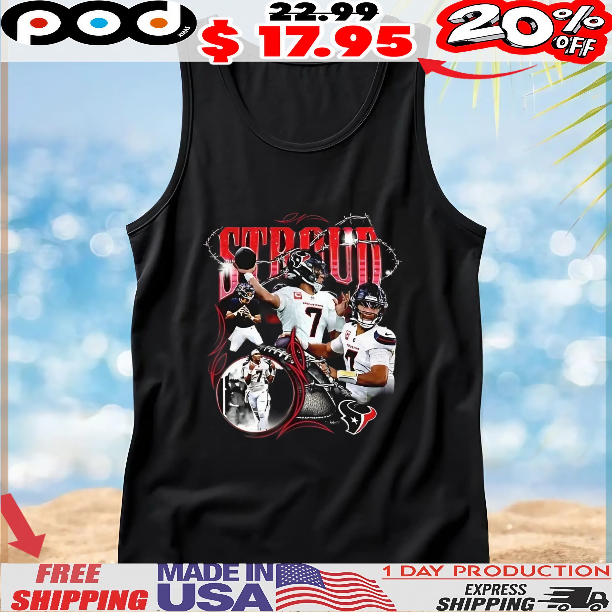 Cj Stroud Houston Texans Nfl Football Notorious Player Vintage Bootleg Style T Shirt