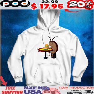 Cockroach eating bugger krabby patty t shirt