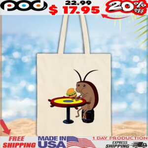 Cockroach eating bugger krabby patty t shirt