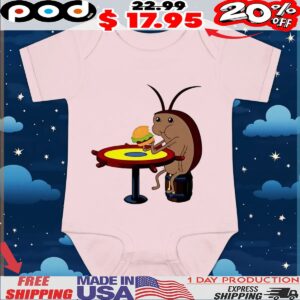 Cockroach eating bugger krabby patty t shirt