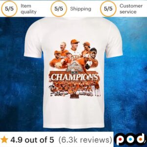 Congrats Texas Longhorns Win SEC Championship 2025 In First Year Merchandise T Shirt