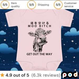 Cow moo bitch get out the way t shirt
