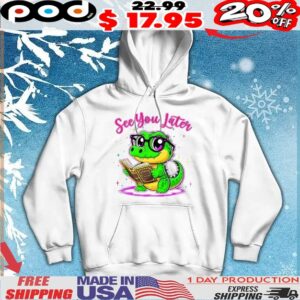 Crocodile See You Later Alligator Teacher Summer Last Day of School Teacher T Shirt