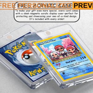Custom Gamer Pixel Father's Day Pokemon Card