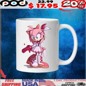 Cute Amy Rose Sonic the Hedgehog Shirt