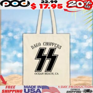 Dago Choppers Ocean Beach CA t shirt