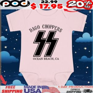 Dago Choppers Ocean Beach CA t shirt