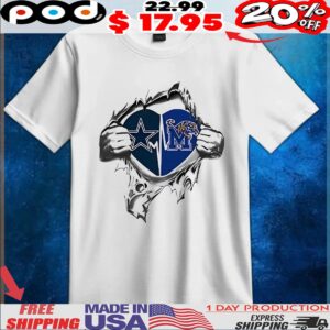 Dallas Cowboys Memphis Tigers It’s In My Heart t shirt