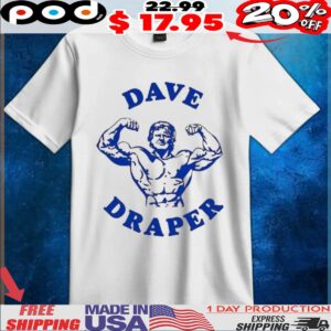 Dave Draper blue t shirt