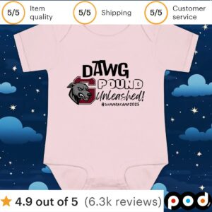 Dawg pound unleashed summer camp 2025 t shirt