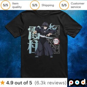 Demon Slayer Kimetsu No Yaiba Muichiro Name T Shirt