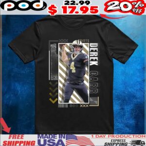 Derek Carr Shockingly Retiring From NFL Paper Poster Shirt