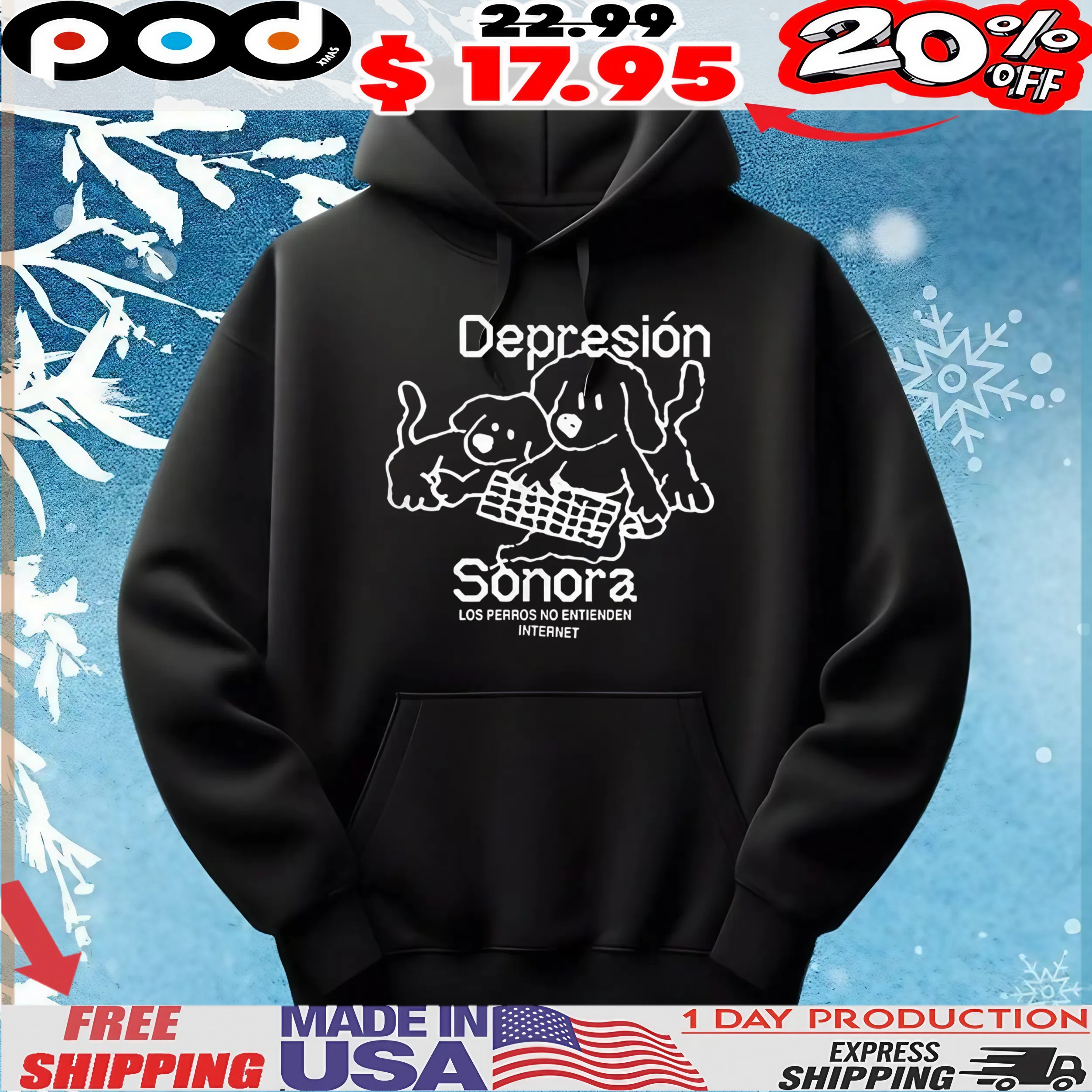 Dog Depresion Sonora La Balada De Los Perros T Shirt