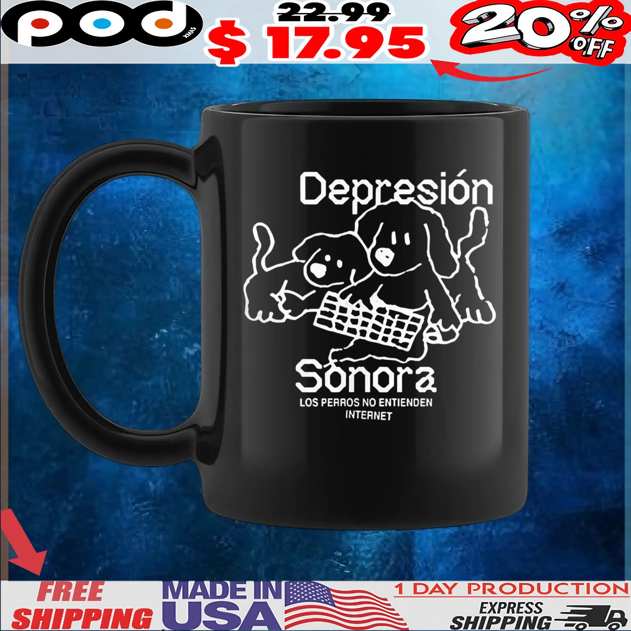 Dog Depresion Sonora La Balada De Los Perros T Shirt